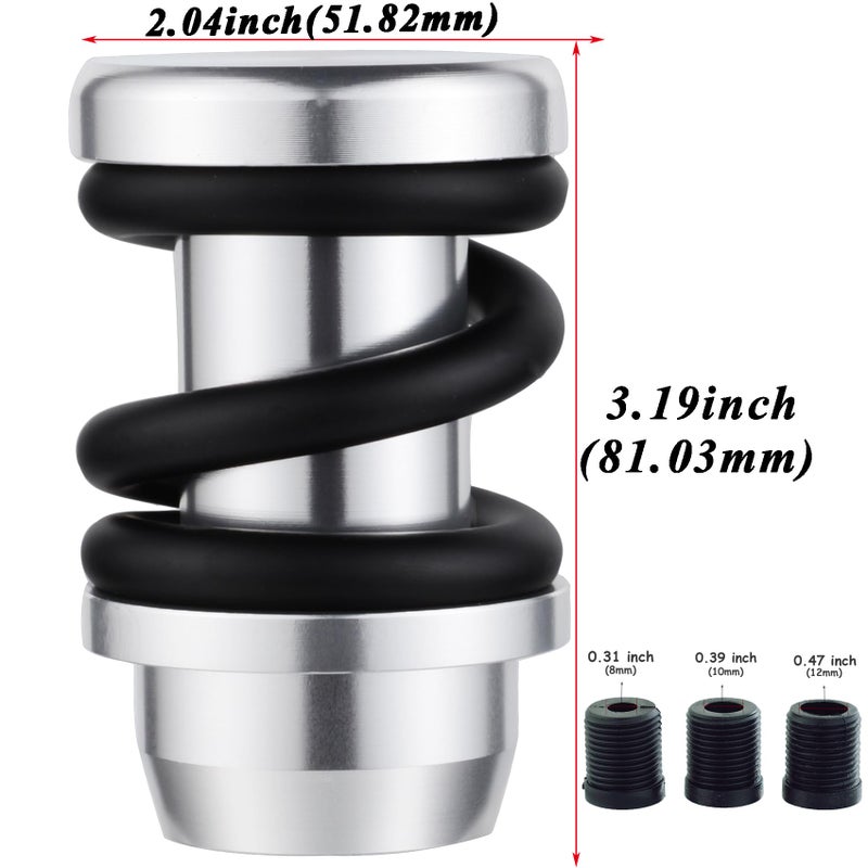 Abfer Weighted Shift Knobs Car Gear Shifter Knob Extension Fit for Most Automatic MT Transmission Vehicle, Multicolor - Image 2